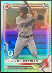 Adrian Del Castillo [Sky Blue Foil] #BD-108 Baseball Cards 2021 Bowman Draft 1st Edition Prices