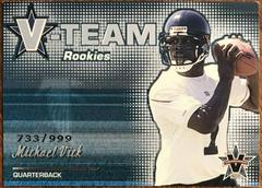 Michael Vick Football Cards 2001 Pacific Vanguard V Team Rookie Prices