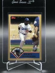 Rickey Henderson [Gold] #T73 Baseball Cards 2003 Topps Traded Prices