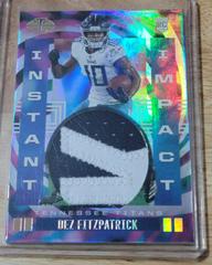 Dez Fitzpatrick [Gold] #II-DF Football Cards 2021 Panini Illusions Instant Impact Prices