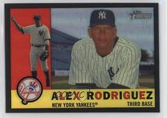 Alex Rodriguez [Black Border Refractor] #C100 Baseball Cards 2009 Topps Heritage Chrome Prices