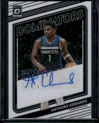 Anthony Edwards #DS-ANT Basketball Cards 2022 Panini Donruss Optic Dominators Signatures Prices