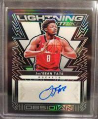 Jae'Sean Tate Basketball Cards 2021 Panini Obsidian Lightning Strike Signatures Prices