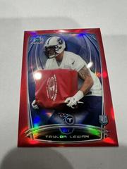 Taylor Lewan [Red Refractor] #128 Football Cards 2014 Bowman Chrome Prices