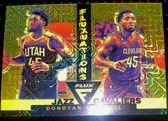 Donovan Mitchell [Gold Mojo] #3 Basketball Cards 2022 Panini Flux Fluxuations Prices