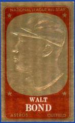 Walt Bond #50 Baseball Cards 1965 Topps Embossed Prices