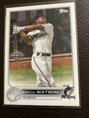 Kahlil Watson Baseball Cards 2022 Topps Pro Debut Prices