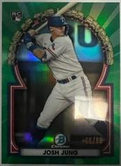 Josh Jung [Green] #ROYF-9 Baseball Cards 2023 Bowman Chrome Rookie of the Year Favorites Prices