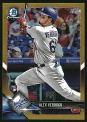 Alex Verdugo [Swinging Bat Gold Refractor] #47 Baseball Cards 2018 Bowman Chrome Prices