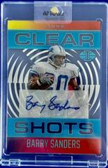 Barry Sanders [Signature] #CS-14 Football Cards 2021 Panini Illusions Clear Shots Prices