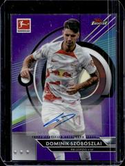 Dominik Szoboszlai [Purple] Soccer Cards 2022 Topps Finest Bundesliga Autographs Prices
