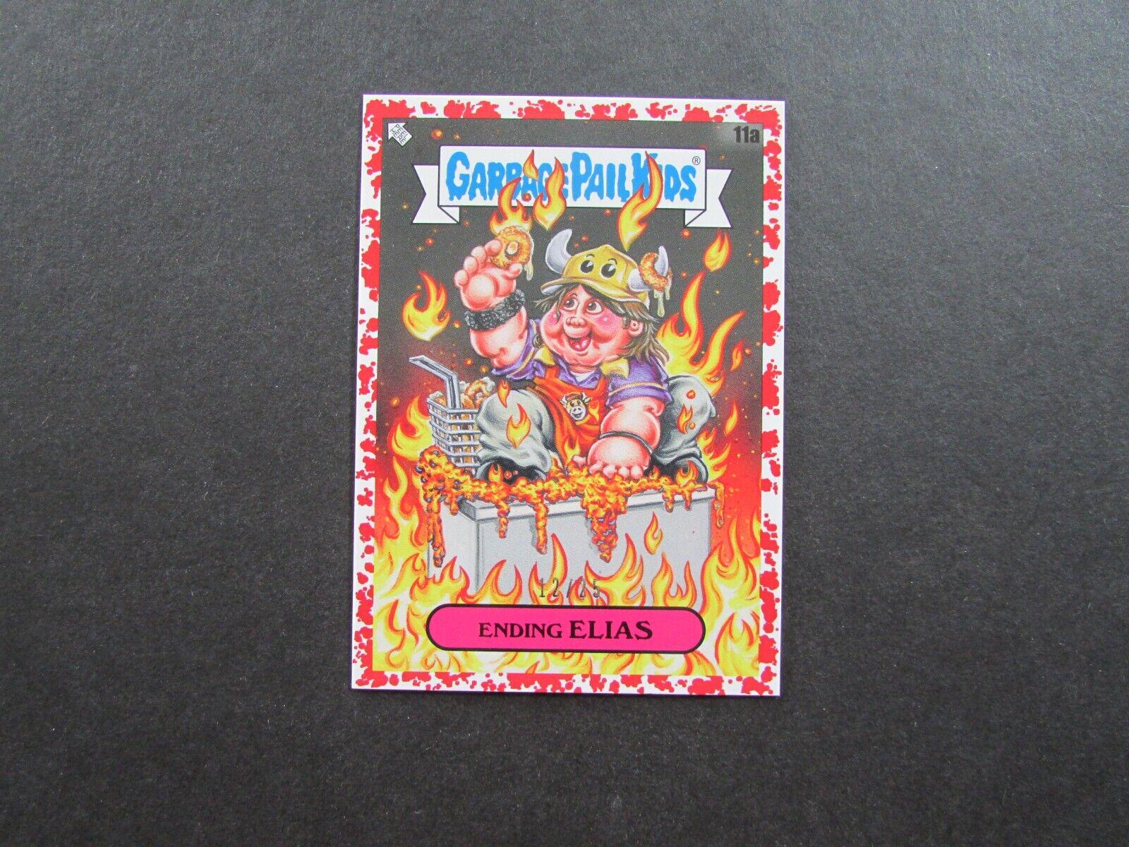 Ending ELIAS [Red] #11a Garbage Pail Kids X View Askew