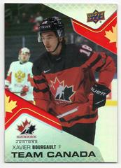 Xavier Bourgault #CA-15 Hockey Cards 2022 Upper Deck Team Canada Juniors Acetates Prices