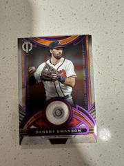 Dansby Swanson [Gold] Baseball Cards 2023 Topps Tribute Stamp of Approval Relics Prices