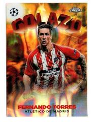 Fernando Torres [Orange Lava] Soccer Cards 2022 Topps Chrome UEFA Club Competitions Golazo Prices