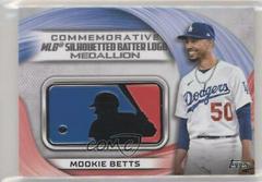 Mookie Betts #MLBL-MB Baseball Cards 2022 Topps MLB Logo Medallion Relics Prices