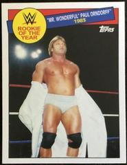 Mr. Wonderful' Paul Orndorff #1 Wrestling Cards 2015 Topps Heritage WWE Rookie of the Year Prices