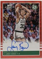 Larry Bird [Red Wave] #8 Basketball Cards 2022 Panini Contenders Optic 1985 Tribute Autograph Prices