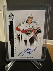 Anton Lundell #T-AL Hockey Cards 2022 SP Authentic Telemetry Autographs Prices