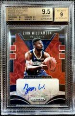 Zion Williamson [Choice Prizm] Basketball Cards 2019 Panini Prizm Rookie Signatures Prices
