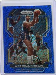 Wilt Chamberlain [Blue Shimmer] Basketball Cards 2021 Panini Prizm Prices