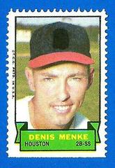 Denis Menke Baseball Cards 1969 Topps Stamps Prices
