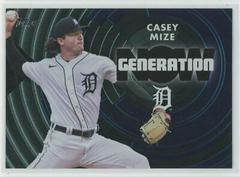 Casey Mize [Black] Baseball Cards 2022 Topps Generation Now Prices