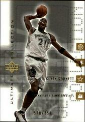 Kevin Garnett #34 Basketball Cards 2001 Ultimate Collection Prices