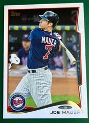 Joe Mauer [Snoopy in Dugout] Baseball Cards 2014 Topps Prices