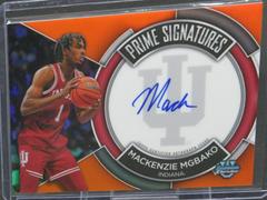 Mackenzie Mgbako [Orange] #PCS-MM Basketball Cards 2023 Bowman Chrome University Prime Signatures Prices