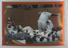 Prince Fielder [Refractor] #1 Baseball Cards 2010 Topps Chrome Prices