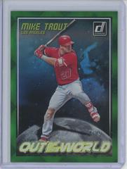 Mike Trout [Green] #OW3 Baseball Cards 2018 Panini Donruss Out of This World Prices