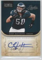 Casey Matthews [Autograph Century Gold] #218 Football Cards 2011 Playoff National Treasures Prices