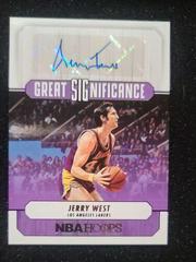 Jerry West Basketball Cards 2022 Panini Hoops Great SIGnificance Autographs Prices