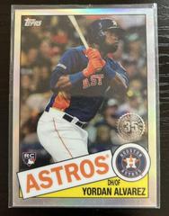 Yordan Alvarez [Orange Refractor] Baseball Cards 2020 Topps Chrome 1985 Prices
