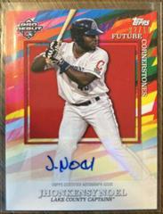 Jhonkensy Noel [Red] #FC-JN Baseball Cards 2022 Topps Pro Debut Future Cornerstones Autographs Prices