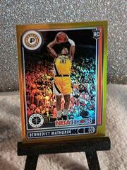 Bennedict Mathurin [Hyper Gold] Basketball Cards 2022 Panini Hoops Prices