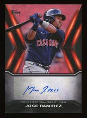 Jose Ramirez [Red] #TJA-JR Baseball Cards 2022 Topps Japan Edition Autograph Prices