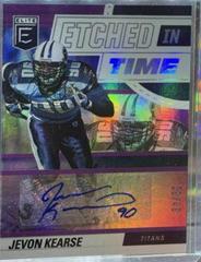 Jevon Kearse [Purple] Football Cards 2022 Panini Donruss Elite Etched in Time Signatures Prices