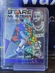LeBron James [Fast Break Silver] Basketball Cards 2021 Panini Mosaic Stare Masters Prices