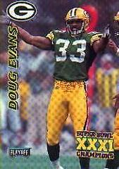 Doug Evans #12 Football Cards 1997 Playoff Packers Prices