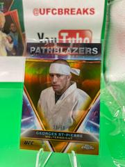 Georges St-Pierre [Gold Refractor] #PTH-3 Ufc Cards 2024 Topps Chrome UFC Pathblazer Prices