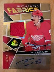 Tyler Bertuzzi [Autograph] Hockey Cards 2021 SP Game Used Authentic Fabrics Prices