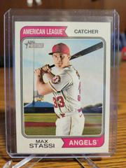 Max Stassi [Angels Team Name Variation] Baseball Cards 2023 Topps Heritage Prices
