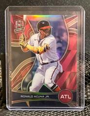 Ronald Acuna Jr. [Neon Pink] Baseball Cards 2022 Panini Chronicles Spectra Prices