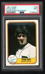 Stan Papi [Shortstop on Front] #480 Baseball Cards 1981 Fleer Prices