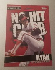 Nolan Ryan [Red] Baseball Cards 2022 Topps No Hit Club Prices