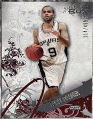 Tony Parker [Red] #9 Basketball Cards 2006 Topps Luxury Box Prices
