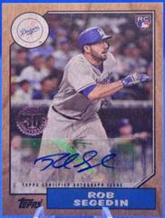 Rob Segedin [Wood] #RSE Baseball Cards 2017 Topps Update 1987 Autographs Prices