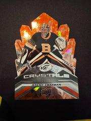 Jeremy Swayman [Orange] #IC-59 Hockey Cards 2021 Upper Deck Ice Crystals Prices